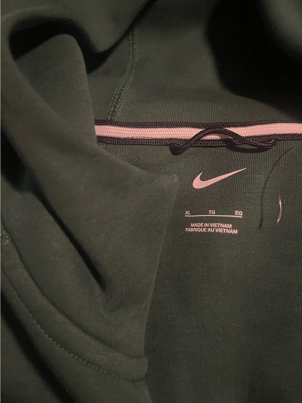 Nike Tech Fleece Windrunner Full-Zip Hoodie Gorge Green size XL